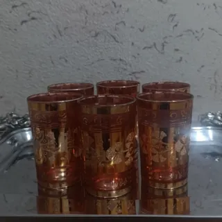 لیوان کره ای طلاکوب