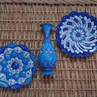 گلدان میناکاری
