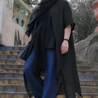 مانتو لینن شیشه ای
