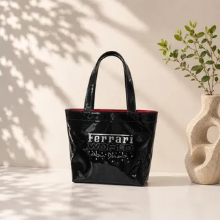 کیف ferrari مشکی قرمز