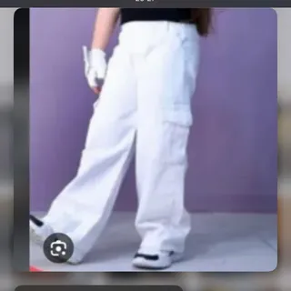 شلوار کتان کارگو‌
