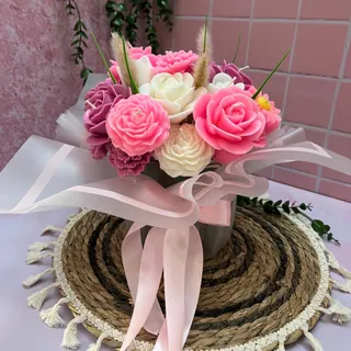 باکس گل شمع
