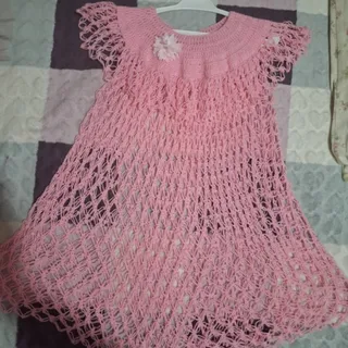 لباس قلاب بافی دخترانه