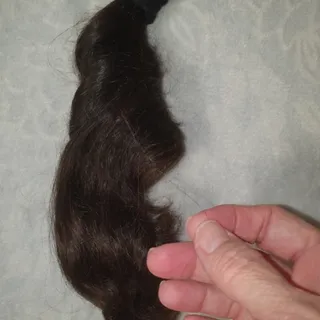 موی طبیعی بدون رنگ 30 cm