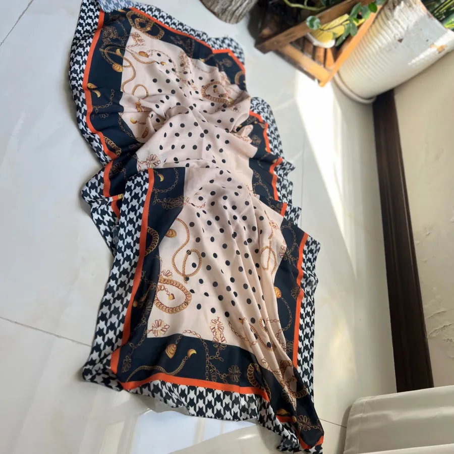 شال نخ پنبه فول نخی ه