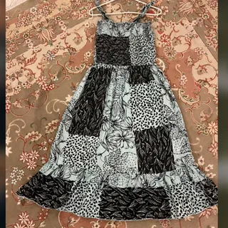 پیراهن نخی ساحلی
