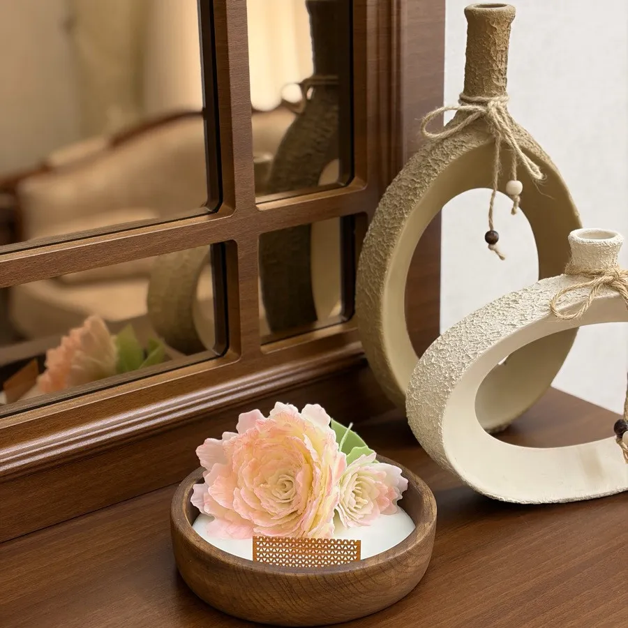 شمع گل پیونی