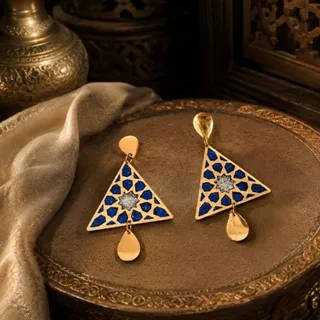 گوشواره کلاسیک کار دست