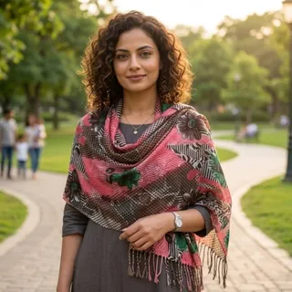 شال فلورال هنری
