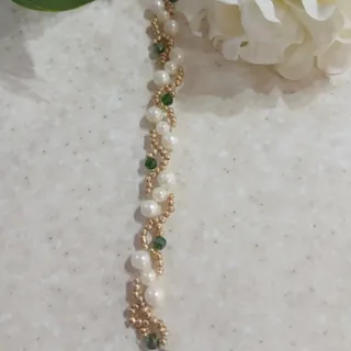 دستبند مروارید شیک