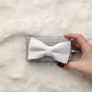 پاپیون شیک سفید