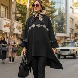 مانتو پانچ سایز بزرگ