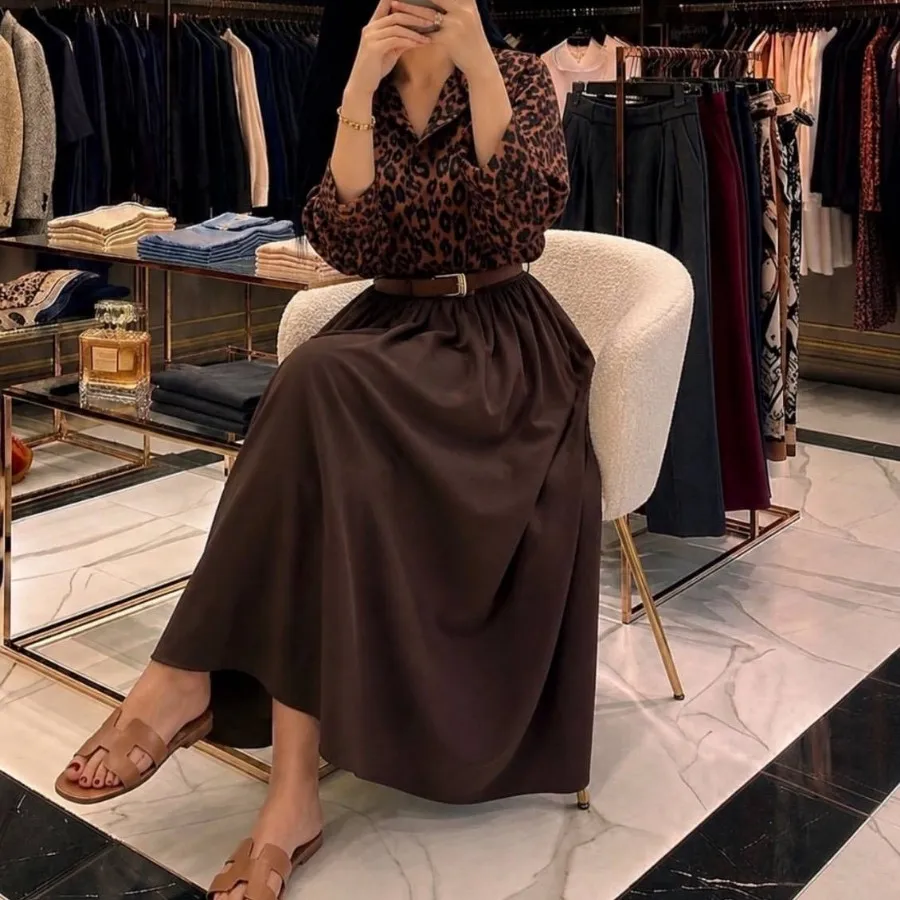 شومیز دامن پلنگی