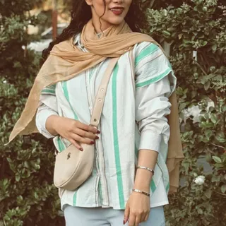 مانتو نخی کولردار