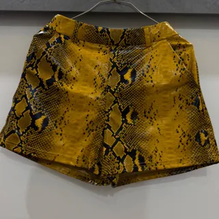 شلوارک چرم ماری Shein