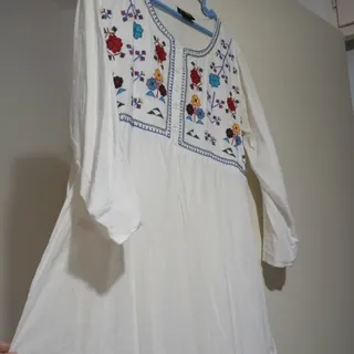 پیراهن نخی هندی