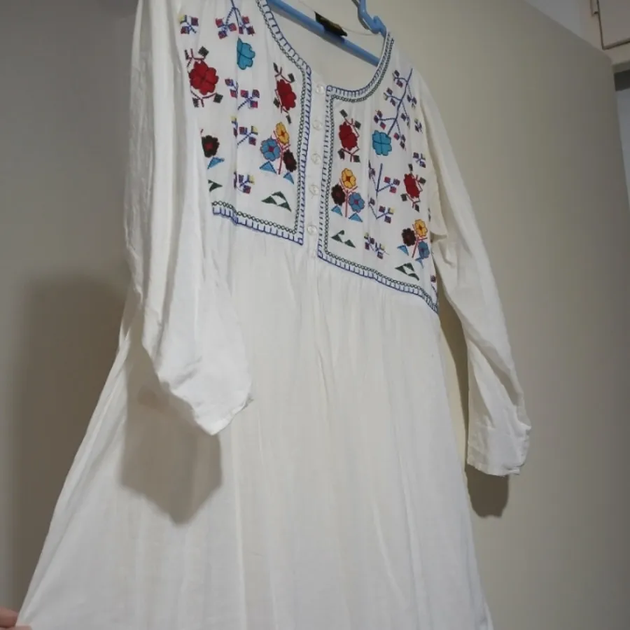 پیراهن نخی هندی