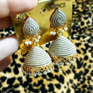 گوشواره برنجی هندی✅️