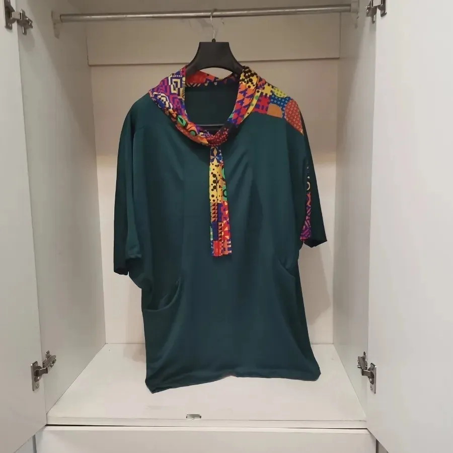 بلوز زنانه سبز ریون تا50