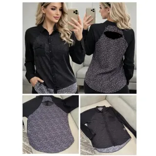 شومیز حریر شیشه‌ای