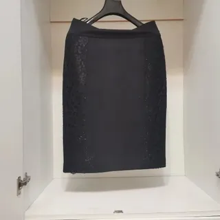 دامن کرپ کش خارجی نگینی ک