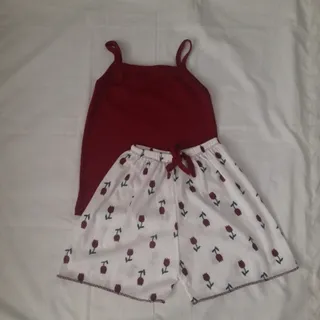 ست تاپ و شلوارک راحتی