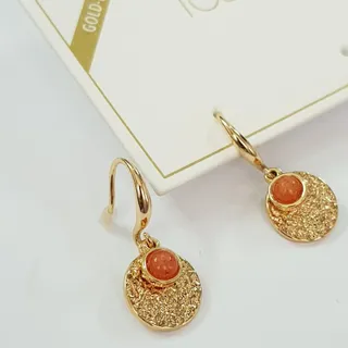 گوشواره آویز سنگ عقیق