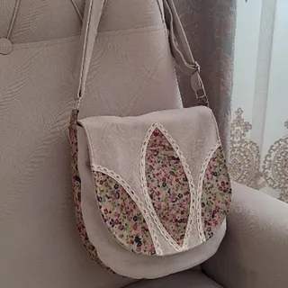کیف دوشی زنانه پارچه ای