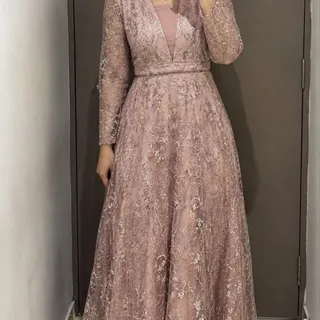 لباس مجلسی صورتی