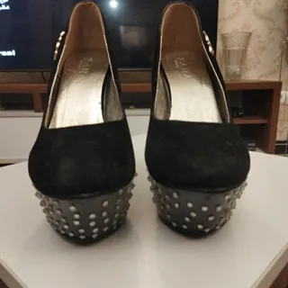 کفش لژ دار نگین دار