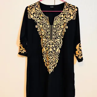 مانتو یا شومیز گلدوزی