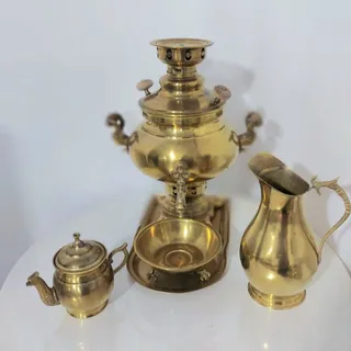 سماور طلایی