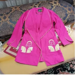 مانتو ژاکارد مجلسی مزونی
