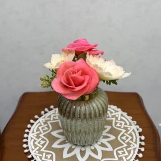 گلدان گل شمعی / باکس گل