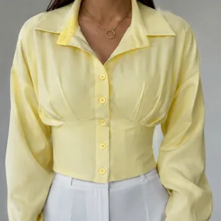 شومیز زنانه خنک کمر کرستی