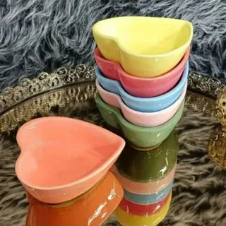 1 دست پیاله سرامیکی قلبی