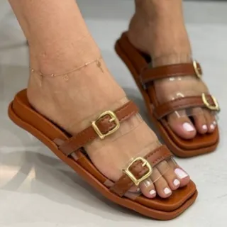 صندل زنانه چرم مجلسی