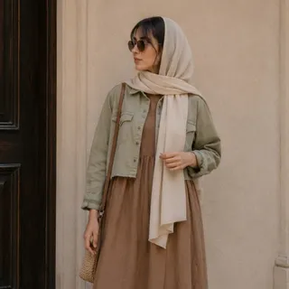 کراپ کت کتان زنانه