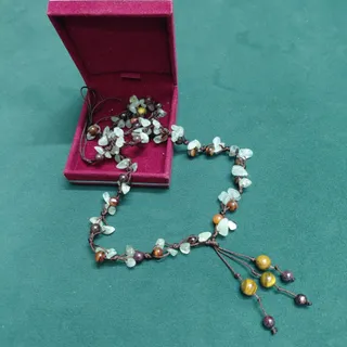گردنبند رومانتویی سنگی