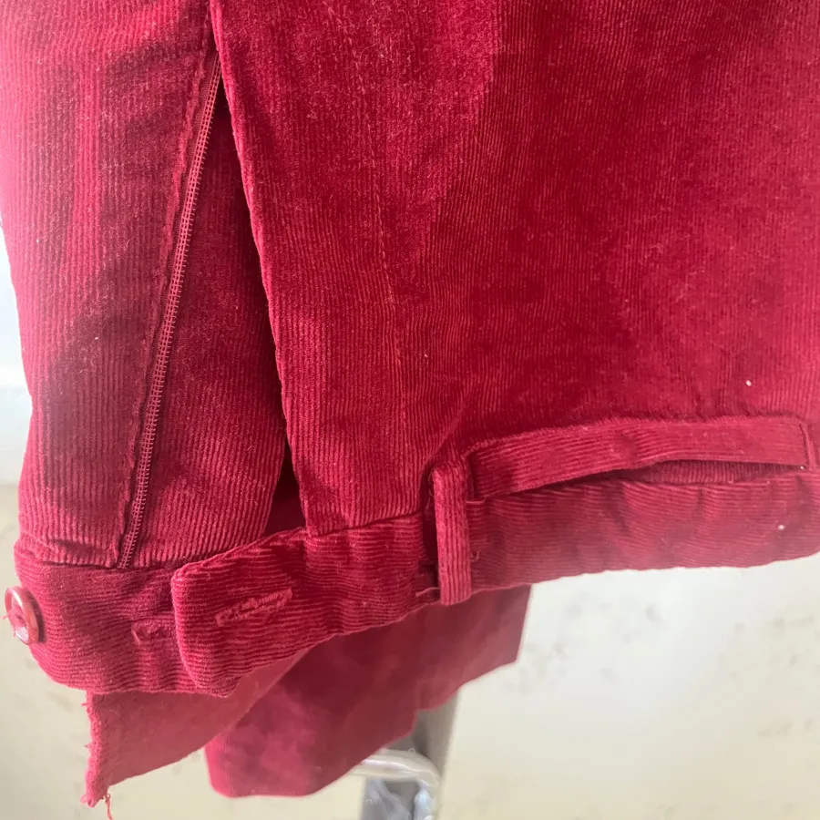 شلوار مخمل دوخت کره