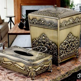 سطل زباله و استند دستمال