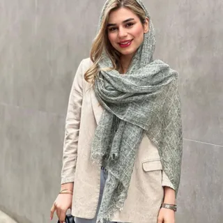 شال کنفی آبرنگی