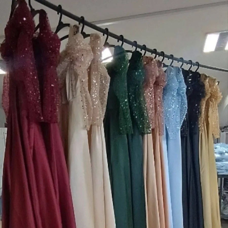 پیراهن مجلسی ساتن