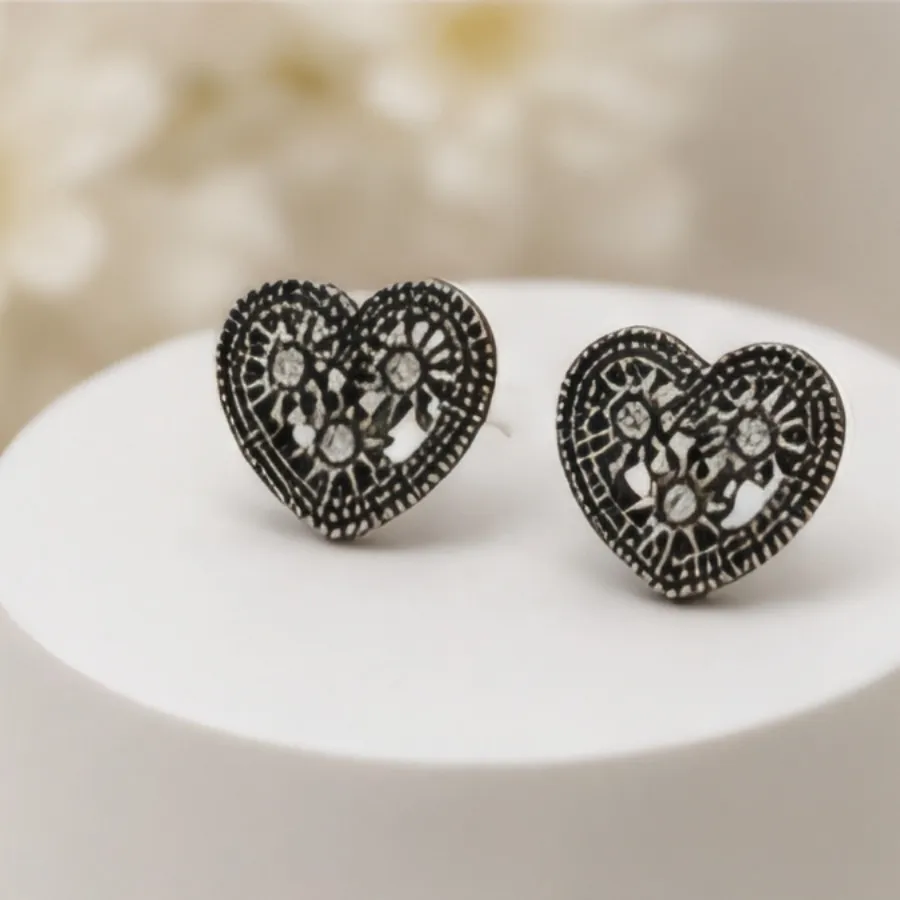 گوشواره قلب وارداتی