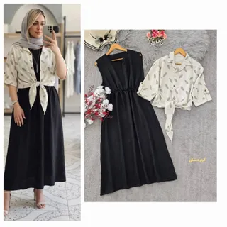 ست شومیز گره ای و سارافون