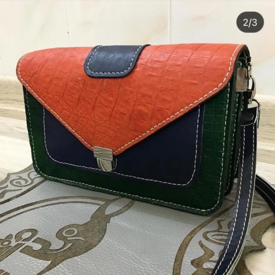 کیف چرم دست دوز