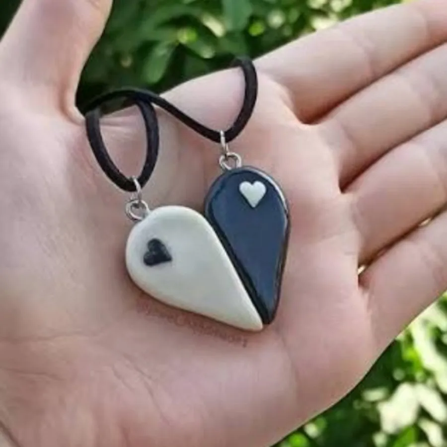 گردنبند قلبی دوستی