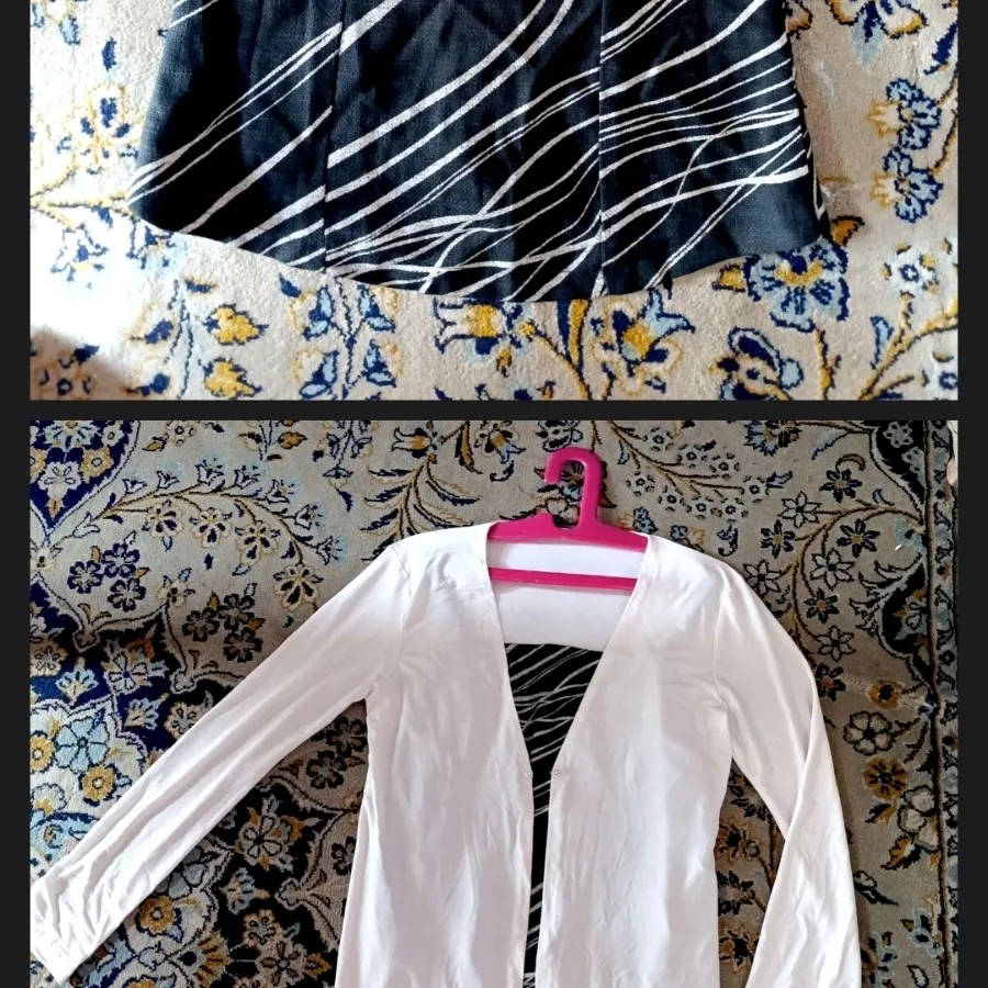 تاپ مشکی با رویه سفید نرم