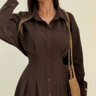 مانتو کمر‌ساعت شنی