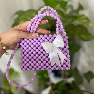 کیف مرواریدی دخترانه